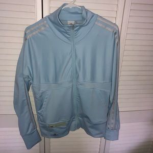 Adidas jacket, light blue